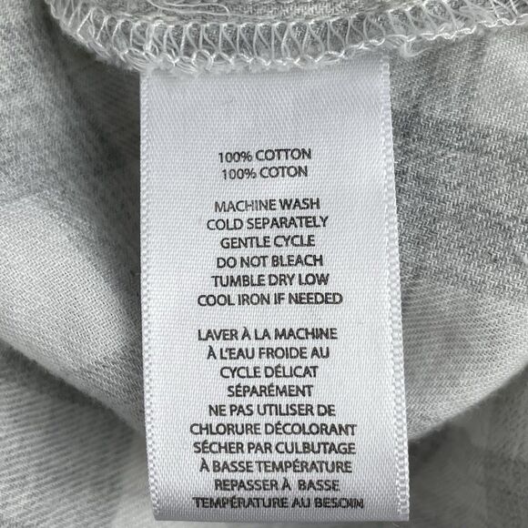 Beach Lunch Lounge Plaid Short Shirt Dress Women’s Med Grey White Cotton Tomboy - Picture 7 of 16